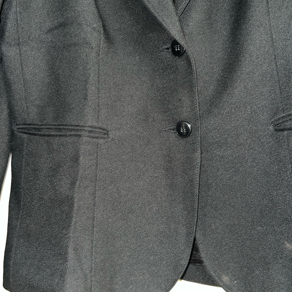 Levi's Black Blazer Wool-Blend Structured - image 2